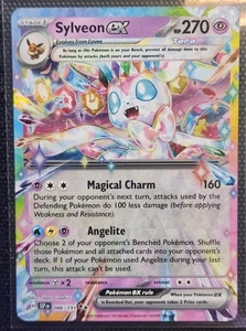 Juego de cartas coleccionables Pokémon Sylveon Ex 086/191 Surging Sparks Holo 2024 - Imagen 1 de 2