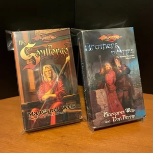 DragonLance: Complete Raistlin Chronicles: The Soulforge & Brothers in Arms Lot - Picture 1 of 8
