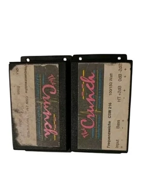2 PZ. / Coppia Crossover 3 Vie The Crunch CSW 216 – Filtro Audio 150W Auto Casse - Immagine 1 di 4