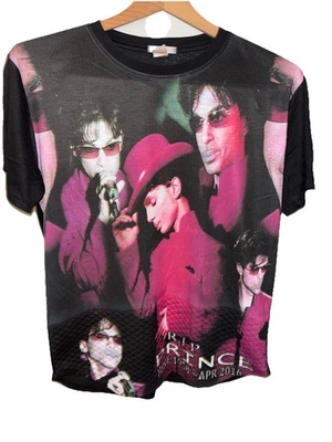 Prince RIP Rest In Peace All Over 印花T恤女式大号 — 第 1/4 张图片