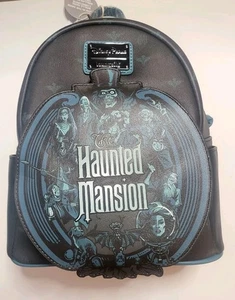 Disney Parks Haunted Mansion Glow-in-the-Dark Loungefly Mini Backpack - Picture 1 of 2