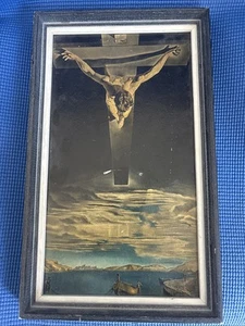 Vintage Salvador Dali lithograph Christ Of St. John Of The Cross Surrealism - Picture 1 of 2