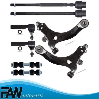Fits Buick Regal Chevrolet Sway Bar Control Arm And Ball Joint Tie Rod 8Pieces - Image 1 of 4