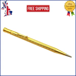 VINTAGE THE CONWAY NO 70 MECHANICAL PENCIL IN ROLLED GOLD WAIVY PATTERN ENGLAND - Picture 1 of 9