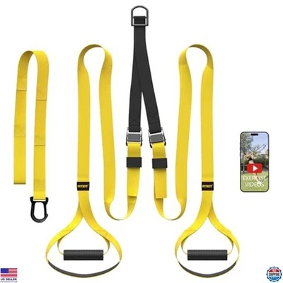 Ultimate Suspension Bodyweight Fitness Kit - Correas de Entrenador de Resistencia de Cuerpo Completo Foto 1 de 4