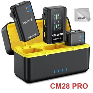NEEWER CM28 PRO Micrófono Lavalier Inalámbrico + Estuche de Carga SELLADO - Imagen 1 de 9