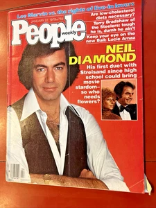 Neil Diamond, PEOPLE MAGAZINE, 1/22/79, Lee Marvin, Terry Bradshaw, Lucie Arnaz - Picture 1 of 12