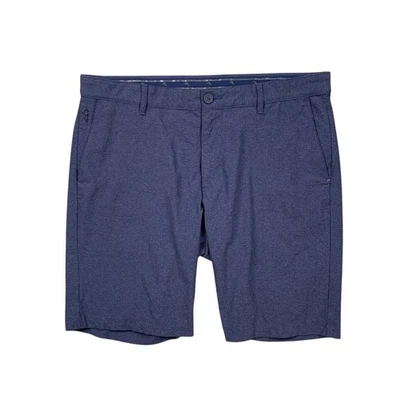 Pantalones Cortos Tommy Bahama Para Hombres 34 Azul Marino Mezcla de Nailon Elastizados Frente Plano Ligeros Golf Foto 1 de 4