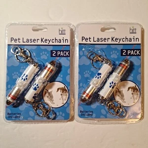hitt Pet and Cat Laser Pointer Keychain, Pack of 2, Batteries Included 4 Total - Picture 1 of 3