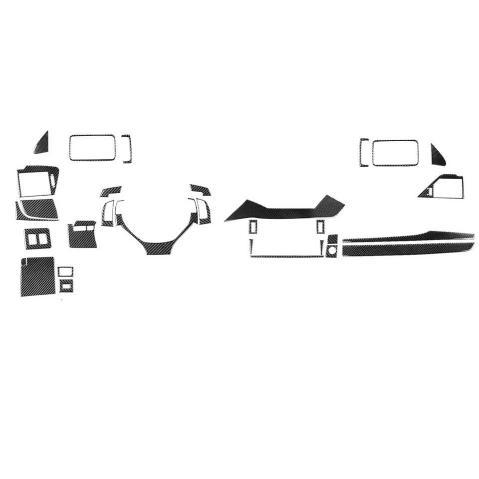 30Pcs Real Carbon Fiber Full Interior Dash Trim Kits  For Lexus GS GS350 2012-20 - Image 1 of 4