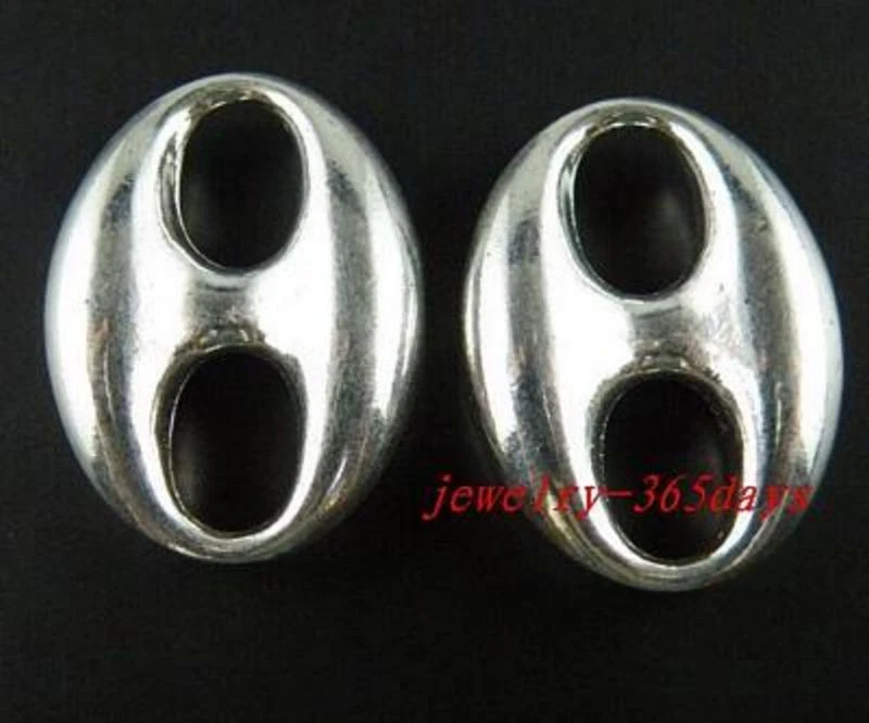 10pcs Tibetan Silver Craft Connectors 30x22.5mm 1955 - Image 1 of 1