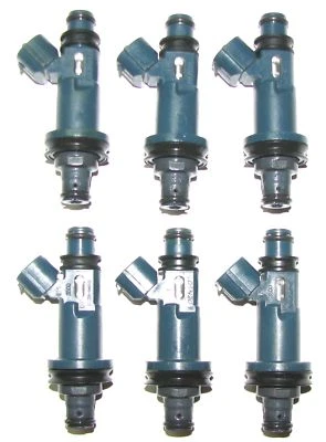 Juego de 6 inyectores de combustible OEM NUEVOS, se adapta a 1998-04 Lexus y Toyota 3,0 L, 23209-20020 Foto 1 de 2