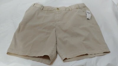 Pantalones cortos para mujer Coldwater Creek talla 18 beige lavado ácido. Cintura: 38 pulgadas Foto 1 de 4