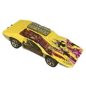 Mattel Hot Wheels Sidekick Yellow Yu-Gi-Oh! Car