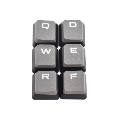 Corsair MOBA (Q,W,E,R,D,F) Backlit Key Caps For Mechanical Keyboard - Image 1 of 4