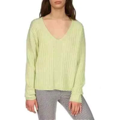 Sanctuary Women's Heather Day Glo Knitted V-Neck Be Back Later Sweater Size XS - Image 1 of 4