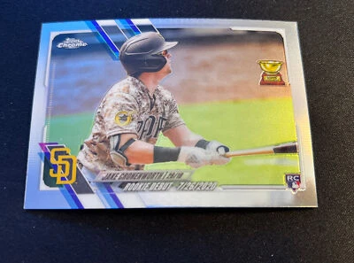 2021 Topps Chrome Update Base Rookie Debut #25 Jake Cronenworth RC Padres - Image 1 of 2