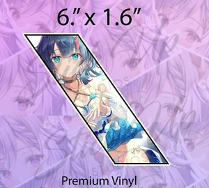 Elice Utsumi Lewd Anime Waifu Window Style JDM vinyl decal car bumper sticker  - Picture 1 of 2