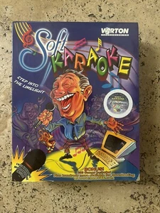 SOFT KARAOKE Entertainment Microphone And Cd-Rom 1998 Vorton Technologies - Picture 1 of 4