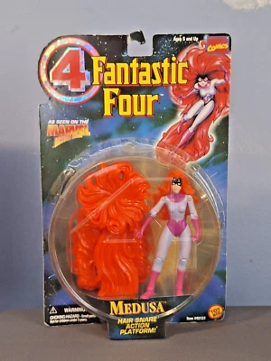 ToyBiz Fantastic Four Action Figure: Medusa with Hair Snare Action Platform - Image 1 of 2