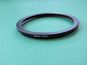 82mm-72mm 82-72 Stepping Step Down Male-Female Filter Ring Adapter 82mm-72mm - Picture 1 of 2