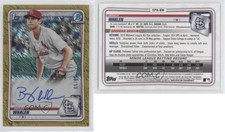 2020 Bowman Chrome Prospect Gold Shimmer Refractor /50 Brady Whalen #CPA-BW Auto