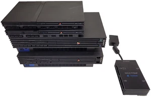 Consolas de juegos Sony PlayStation PS2 trabajo lote de 4 unidades repuestos no probados reparaciones - Imagen 1 de 13