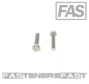 (25) M6 x 1.00 x 30 Stainless Steel DIN933 A2-70 Hex Cap Screw Metric Bolts 6MM - Picture 1 of 4