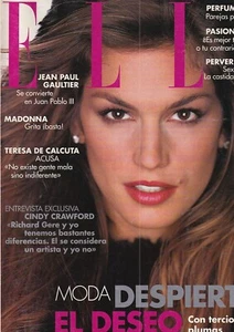 ELLE SPAIN 1994 CINDY CRAWFORD YASMEEN GHAURI CLAUDIA SCHIFFER MADONNA MODELS - Imagen 1 de 19