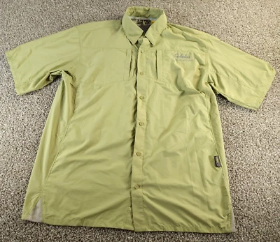 Cabela's Guidewear Shirt Mens M Short Sleeve Vented Fishing Outdoor UPF 50+ - Image 1 of 4