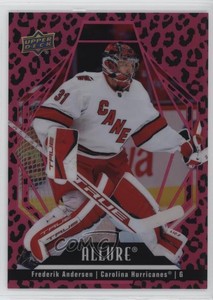 2022-23 Upper Deck Allure Pink Leopard Frederik Andersen #65