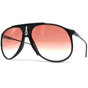 NOS Vintage CARRERA 5424E Sunglasses - 1980's Austria - BLACK / RED - Original - Picture 1 of 12