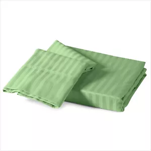 1200 THREAD COUNT EGYPTIAN COTTON 1 PC FLAT(TOP) SHEET STRIPE COLORS! SALE - Picture 1 of 25