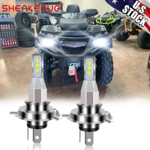 FOR CAN-AM OUTLANDER 400 500 650 800 HEADLIGHT LED LIGHT BULBS 100W 11000LM - Bild 1 von 12