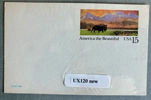 US Stamped Postcard 1986. UX120.. 15c. FDC - Picture 1 of 1