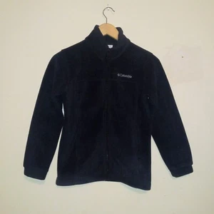 Columbia Birch Falls Fleece Jacket-Medium 8/10-Black-Full Zip-Pockets-Unlined - Picture 1 of 9