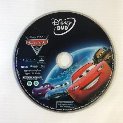 Cars 2 - Loose Disc Only - Image 1 of 3