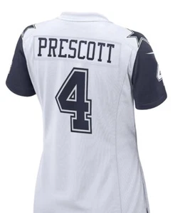 NFL Nike Dallas Cowboys #4 (Dak Prescott) Women’s Game Football Jersey Size S - Picture 1 of 4