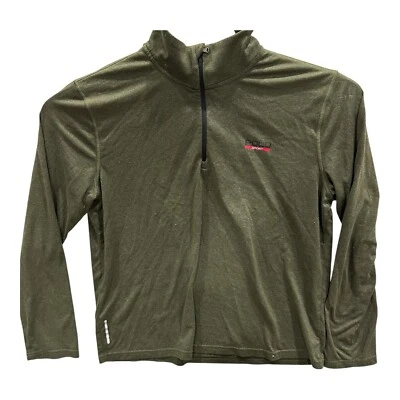 Polo Sport Ralph Lauren Performance Pulôver Masculino L Verde 1/4 Zíper Leve - Imagem 1 de 4