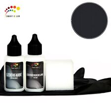 Produktbild - Alle autoleder schwarz Lederreparatur-Lederfarbe für Leder und Kunstleder. 