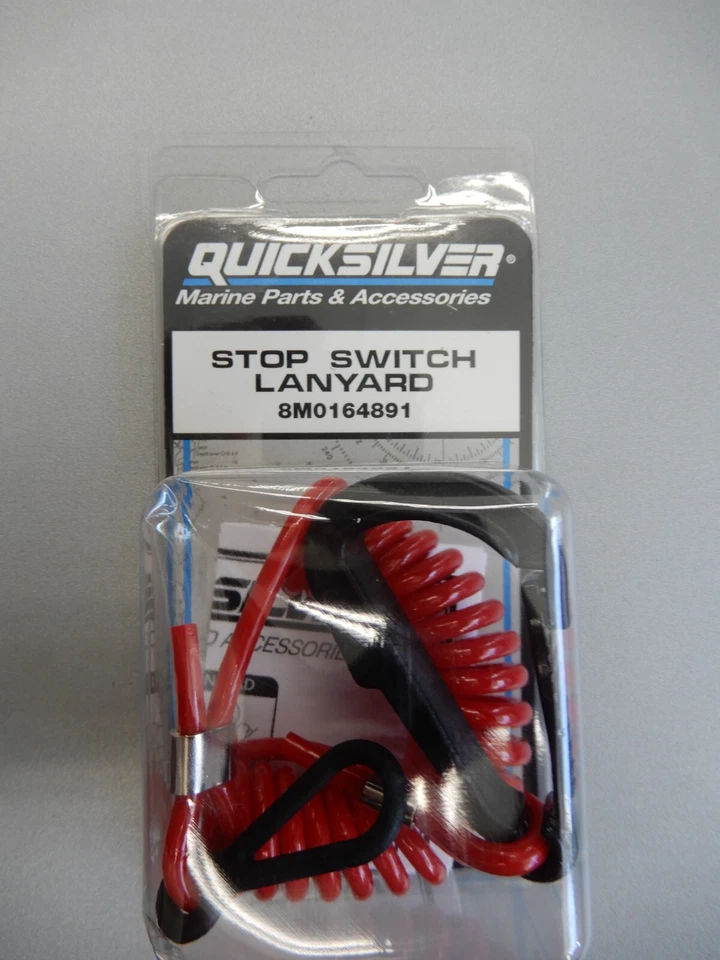 Cordón de seguridad Mercury Mariner Quicksilver interruptor de apagado cable encendido  Foto 1 de 2