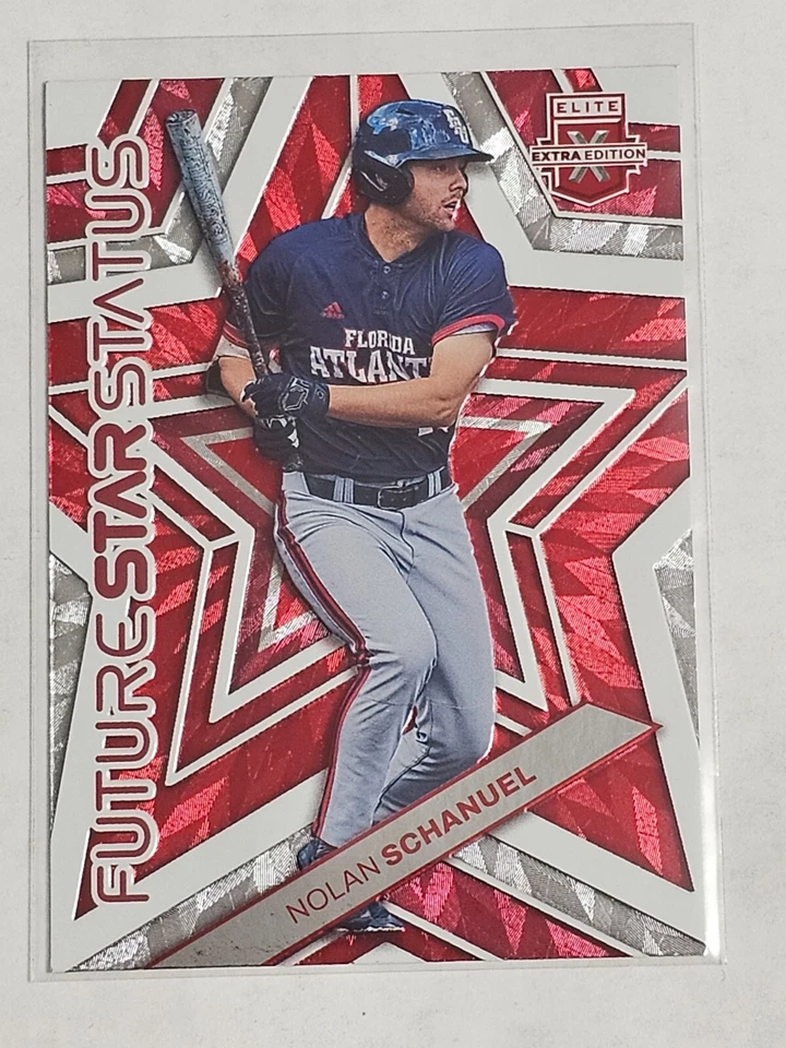 2023 Panini Elite Extra Edition Future Star Status Nolan Schanuel #FS4 LA Angels - Image 1 of 1