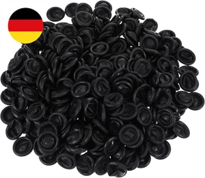 400 Stück Fingerschutz Fingerlinge Latex Schwarz Fingerling Handschuhe Antistati - Bild 1 von 7