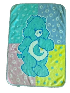 Vintage Care Bears Bedtime Bear plush baby blanket - crib blanket - 30 x 42 - Picture 1 of 9