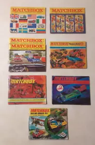 Vintage Matchbox Collector's Catalogs Lot 1967 1968 1969 1970 1971 1972 1973 USA - Picture 1 of 9