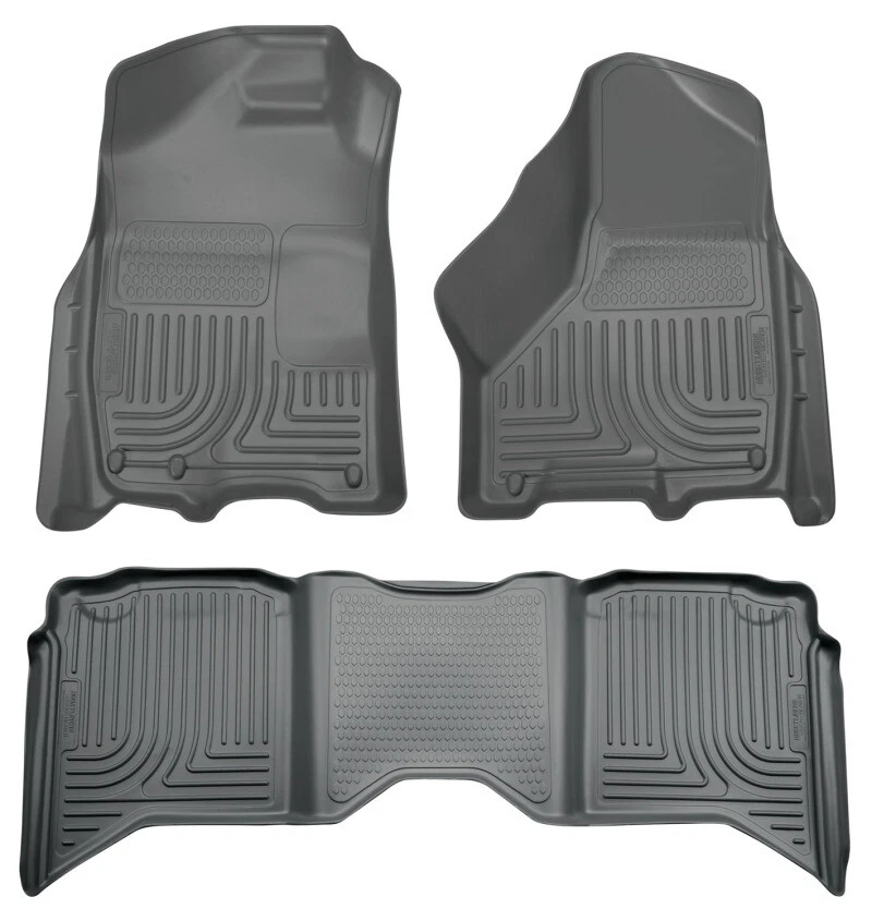 Forros Husky para Dodge Ram 1500/2500/3500 2012 doble cabina WeatherBeater combo gris Foto 1 de 4
