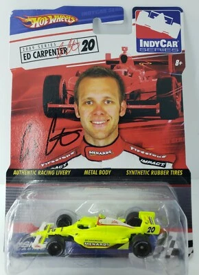 Hot Wheels 2009 Ed Carpenter #20 Menards Signed Autographed w/COA 1/64 Scale - Image 1 of 2