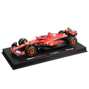 1:43 Ferrari SF-24 2024 Formula 1 #55 Carlos Sainz Diecast Modellino Auto Collezione - Foto 1 di 6