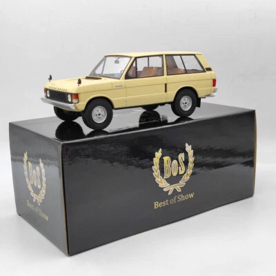 BOS 1/18 1970 LAND ROVER RANGE ROVER Suffix A beige BOS166 Resin Model Limited - Image 1 of 4