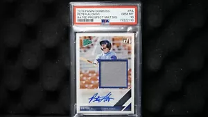 2019 Panini Donruss #RPMS-PA Peter Alonso Auto Memorabilia PSA 10 RARE!!! - Bild 1 von 6